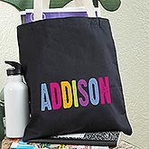 Personalized Kids Tote Bags - Hands Off - 13822