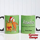 Personalized Christmas Mugs - Curious George - 13866