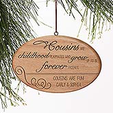 Personalized Family Christmas Ornaments - Special Cousin - 13876