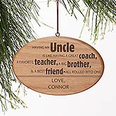 Personalized Family Christmas Ornaments - Special Uncle - 13877