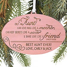 Personalized Family Christmas Ornaments - Special Aunt - 13878