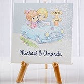 Personalized Romantic Tabletop Canvas Print - Precious Moments Couple - 13962
