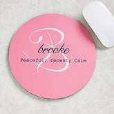 Personalized Mouse Pads - Name Meaning - 13984