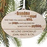 Personalized Grandparent Ornaments - Wonderful Grandma - 14028