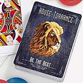 Personalized Playing Cards - Animal Family Insignia - 14031