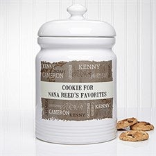 Personalized Cookie Jars - Our Loving Family - 14119