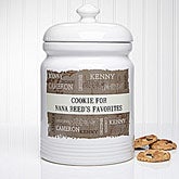 Personalized Cookie Jars - Our Loving Family - 14119