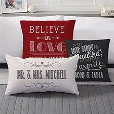 Personalized Throw Pillows - Romantic Love Quotes - 14128