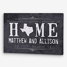 Personalized Canvas Prints - State of Love - 14131