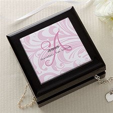 Personalized Keepsake Jewelry Box - Name Meaning - 14143
