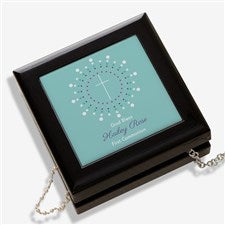 Personalized Cross Jewelry Box - God Bless - 14162