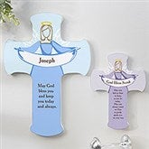 Personalized Wall Cross - Angel Blessings - 14185