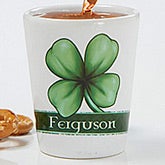 Personalized Shot Glass - Lucky Clover - 14212