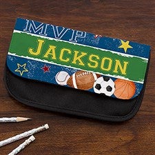 Personalized Sports Pencil Case - Ready, Set, Score - 14219