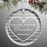 Personalized Suncatchers - Grandma's Sweethearts - 14234