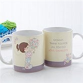 Personalized Coffee Mugs for Mom - Precious Moments Flower Bouquet - 14273