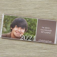 Personalized Graduation Party Favors - Photo Candy Bar Wrappers - 14301