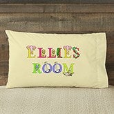 Personalized Kids Pillowcases - Alphabet Animals - 14348