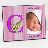Personalized Kids Picture Frames - Alphabet Animals - 14349