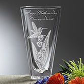 Personalized Crystal Vase - Springtime Moments - 14350