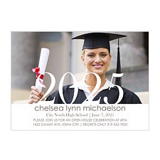 Personalized Photo Graduation Party Invitations - Proud Graduate - 14353