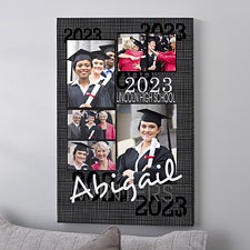 Graduation Portrait Photo Collage Canvas Prints - 14363