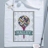 Personalized Golf Towels - Sassy Lady - 14385