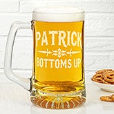 Personalized Glass Beer Mugs - Raise Your Glass - 14409