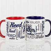 Personalized Coffee Mugs - Signature Style For Him - 14425