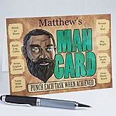 Personalized Greeting Cards - Man Card - 14446