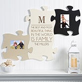 Personalized Wall Frame Puzzle Pieces - Precious Family - 14485