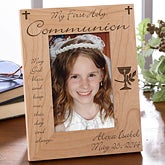 Personalized First Communion Picture Frame - Blessed Sacrament - 1458
