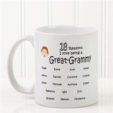 Personalized Grandparents Coffee Mugs - So Many Reasons - 14621