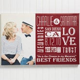 Personalized Photo Canvas Print - Our Life Together - 14676