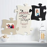 Personalized Puzzle Piece Picture Frames - A Grandparents Love - 14693