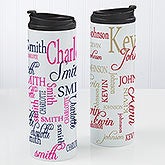 Personalized Travel Tumbler - Signature Style - 14696