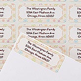 Personalized Return Address Labels - Season For Friends and Family - 14764