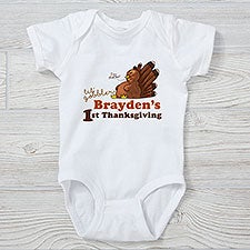 Personalized Babys First Thanksgiving Clothing - 14782