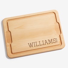 Personalized Maple Cutting Board - Family Name - 14787