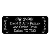 Personalized Return Address Labels - Mr and Mrs - Be Married - 14803