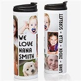 Personalized Photo Collage Travel Tumbler - 5 Photos - 14835