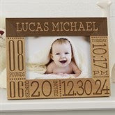 Personalized Baby Birth Information Picture Frame - Baby Love - 14853