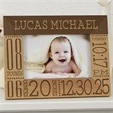 Personalized Baby Birth Information Picture Frame - Baby Love - 14853