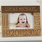 Personalized Baby Birth Information Picture Frame - Baby Love - 14853