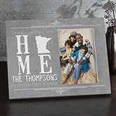 Personalized State Of Love Picture Frame - State Map - 14858