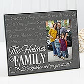 Personalized Family Picture Frame - Family is Love - 14867