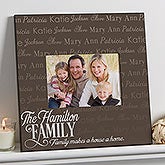 Personalized 5x7 Wall Frame - Family Is Love - 14868