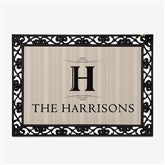 Personalized Monogram Doormat - Elegant Monogram - 14870