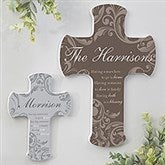 Personalized Wall Cross - Family Blessings - 14873