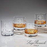 Personalized Luigi Bormioli Double Old Fashioned Glasses - Set of 4 - 14881